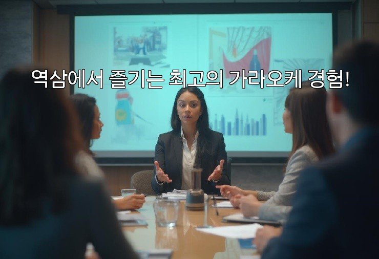 역삼에서 즐기는 최고의 가라오케 경험!